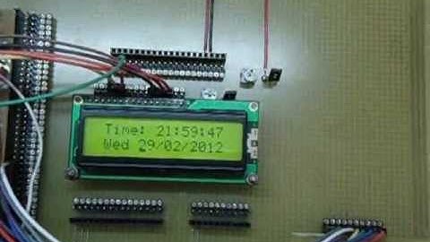 DS1307 Real Time Clock Programmer