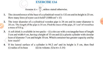 Class-9th mathematics ch-13 exercise-13.6 (Q-1,2,3,4)