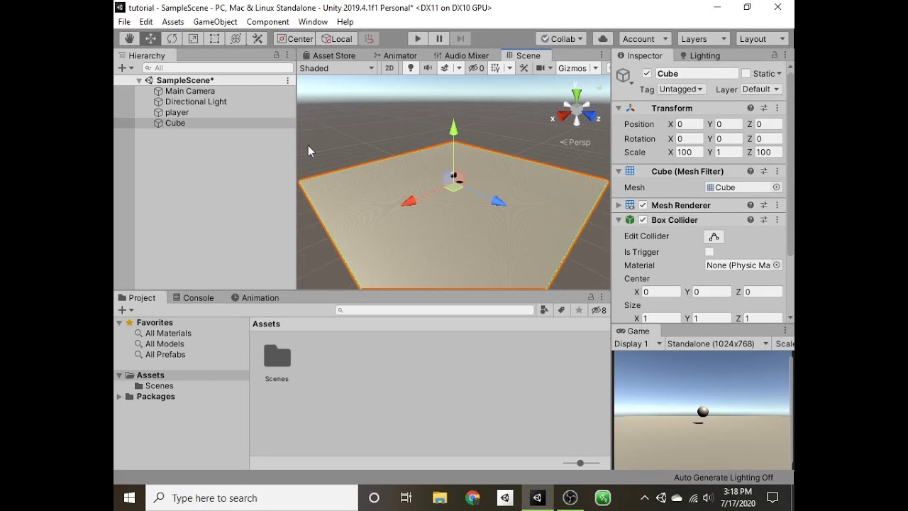 Single Jump in Unity 3D - YouTube