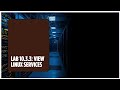 Networking + || Lab 10.3.3 || View Linux Services