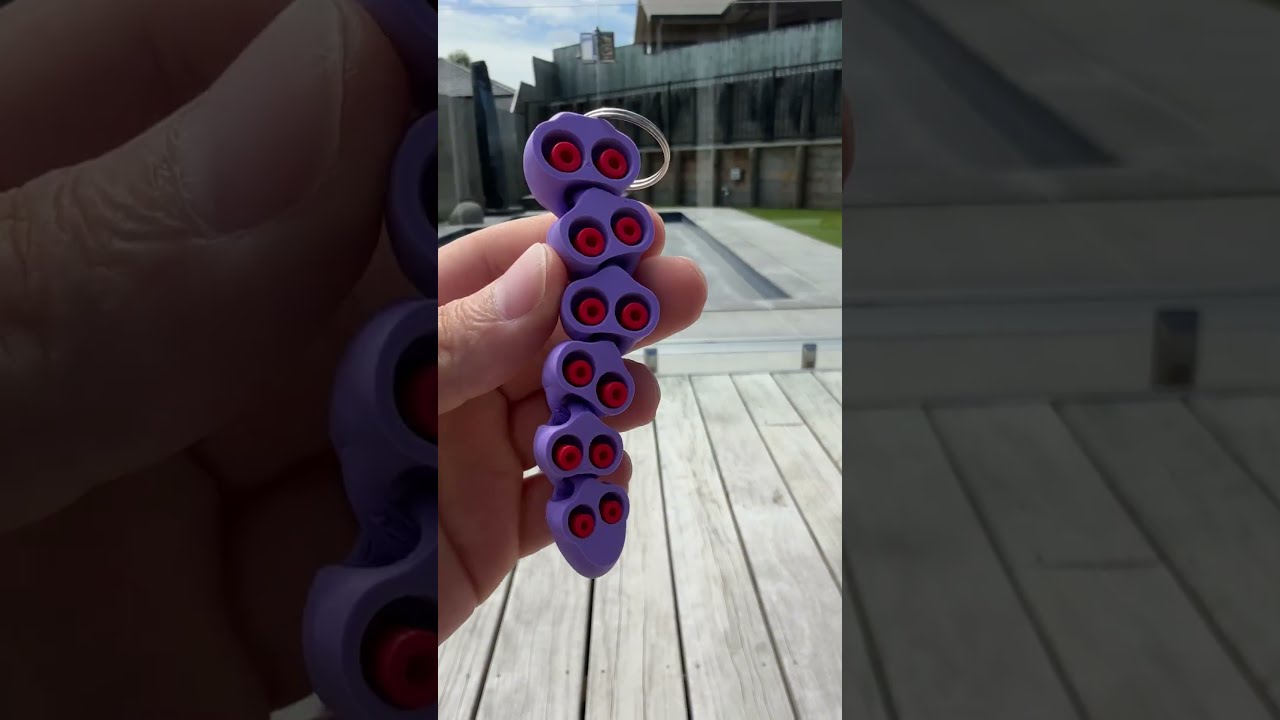 Flexi Octopus Tentacle Keyring