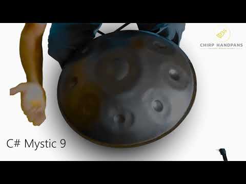 C# Mystic 9 Handpan by Chirp Handpans | August 2020