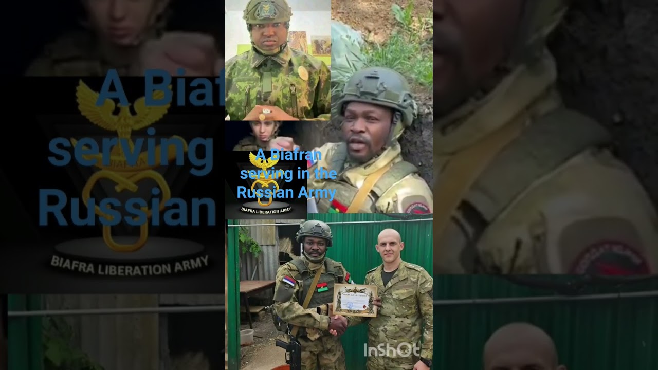 A Biafran serving in the Russian military