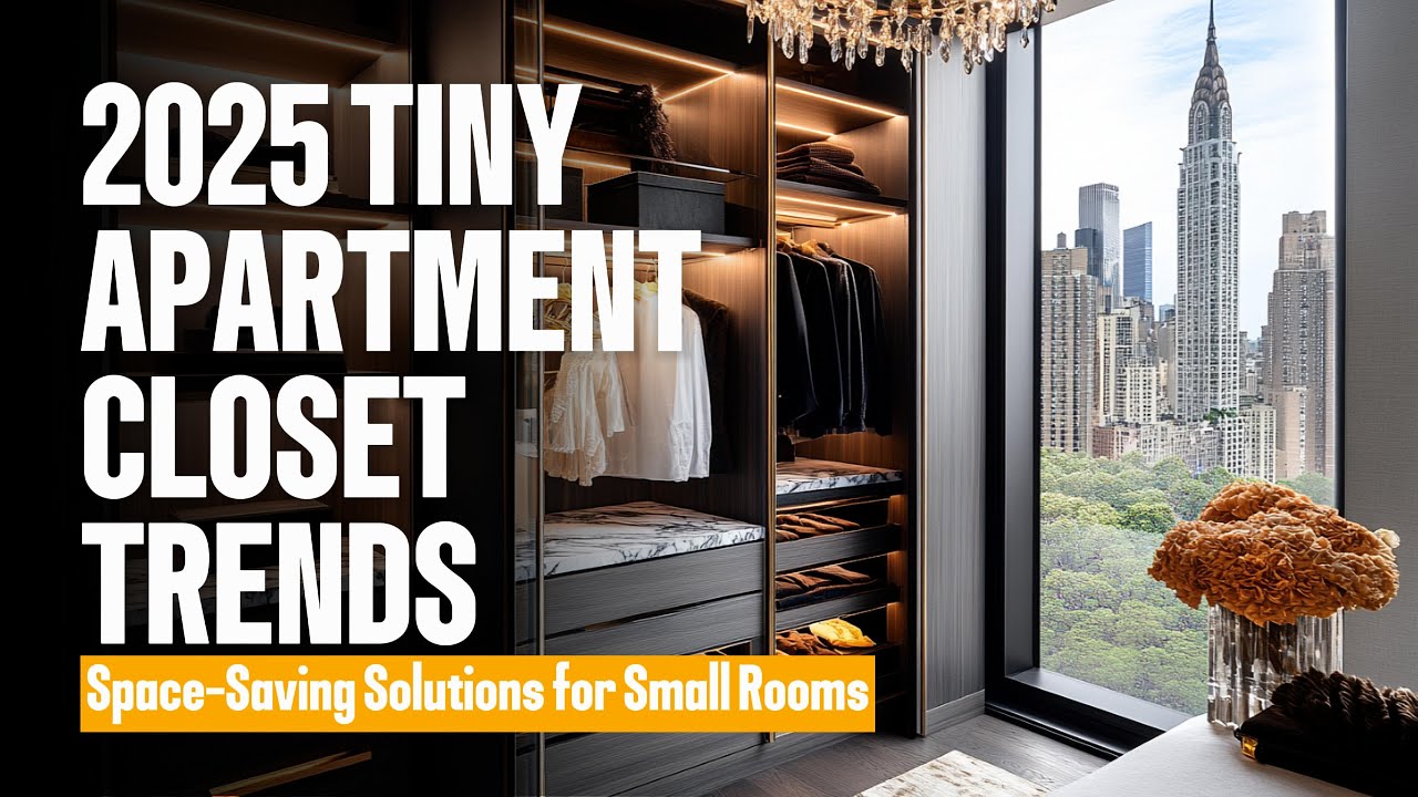 Photo inspiration: Visual Reference: 2025 Tiny Apartment Closet Trends Space Saving Solutions For Small