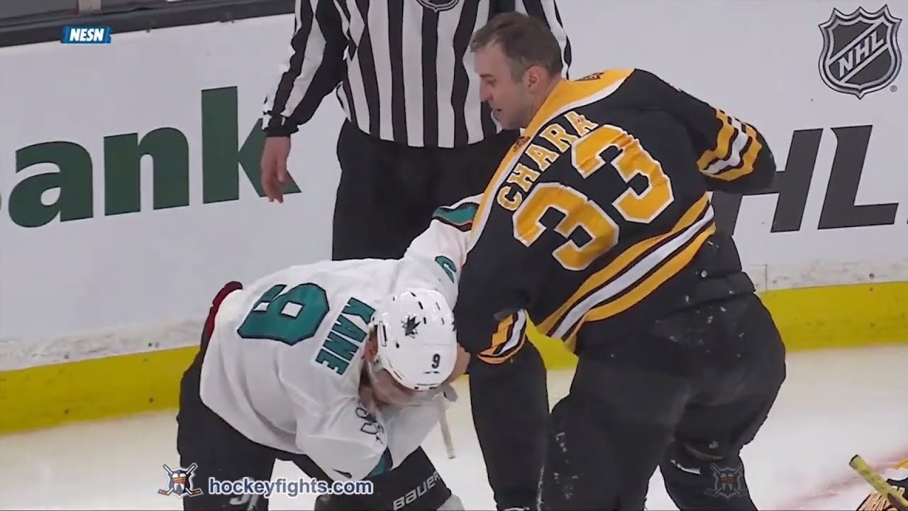 Evander Kane vs Zdeno Chara Feb 26, 2019