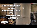 Zone Temp Test in the Lone Star Grillz Insulated Vetical Smoker, How efficient is this Smoker?