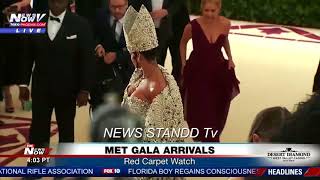 RIHANNA ARRIVES  Met Gala 2018 red carpet arrival