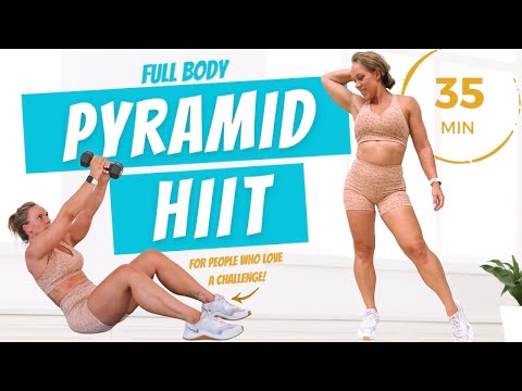 35 Min Full Body Dumbbell HIIT | Pyramid Workout — Penny Barnshaw - Garage Fitness Girl
