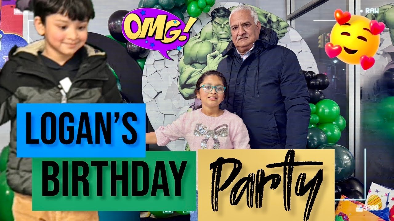 A Super-Powered 4th Birthday: Ashley & Alex vs. The Hulk House