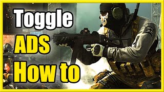 How to TURN ON Toggle Aim Down Sights ADS in COD Modern Warfare 2 (Fast Tutorial)