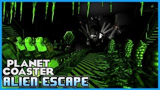 ALIEN ESCAPE! Coaster Spotlight 130 #PlanetCoaster screenshot 5
