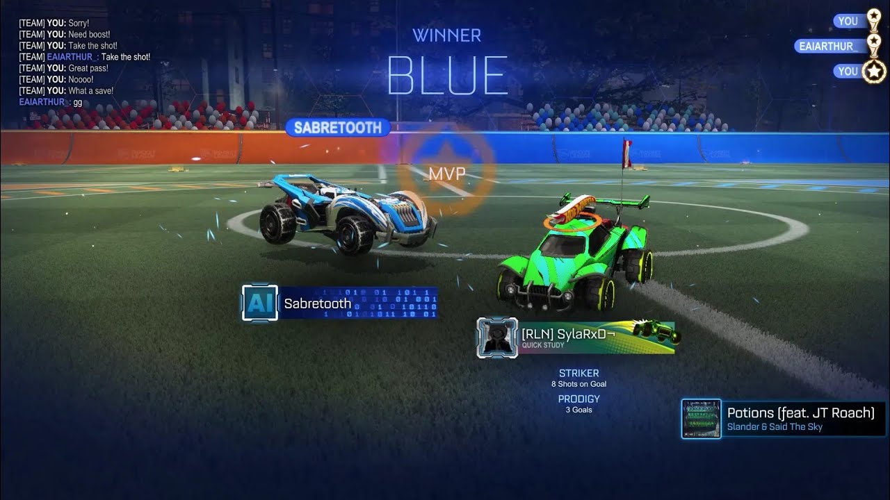 POTIONS (FEAT. JT ROACH) - SLANDER & SAID THE SKY | PLAYER ANTHEM & MVP | ROCKET LEAGUE