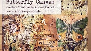 【Mixed Media Canvas】 Spread your Wings and fly