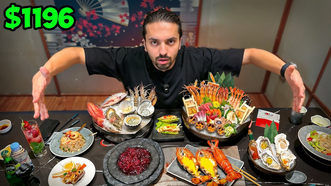 اغلى بوفيه مفتوح في قوانغتشو | لوبستر وسوشي غير محدود