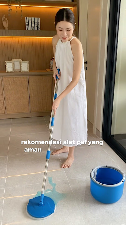 Rekomendasi alat pel untuk lantai granit #cleaning #cleaningtips #granite #mop #spinmop #ngepel