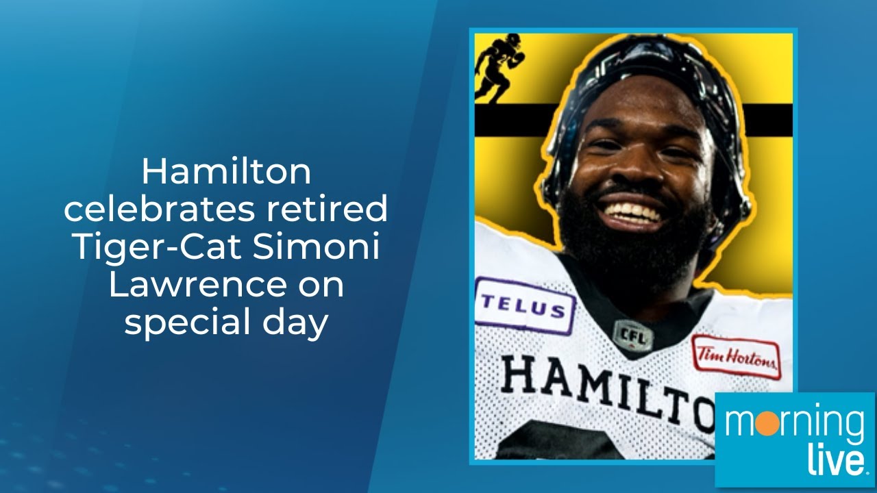 Hamilton celebrates retired Tiger-Cat Simoni Lawrence on special day ...