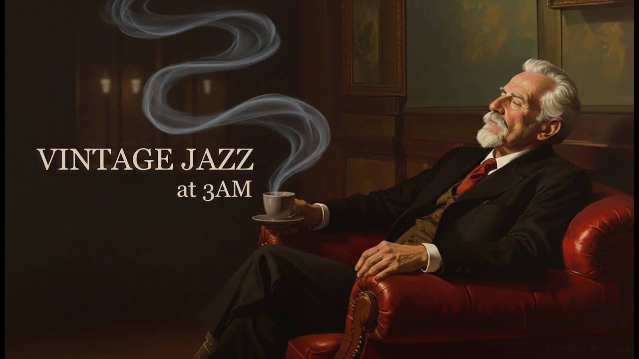 Vintage Jazz at 3AM – Rainy Late Night Jazz for Relaxation, Coffee, Study & Sleep