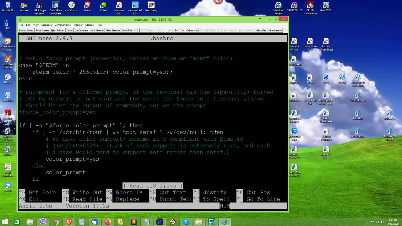 Linux Mint: Add IP Address To Login Prompt