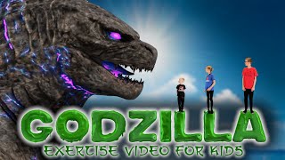 Godzilla  |  Exercise Video For Kids |  King Kong  |  PE Bowman  |  Gojira ゴジラ screenshot 5