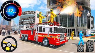 Fire Fighter Rescue Simulator - 911 Emergency Fire Van Driver 3D - Android Gameplay. screenshot 5