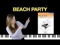 Beach party piano adventures level 2b lesson book