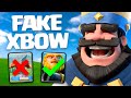 TROLLING ON TOP LADDER WITH A FAKE X-BOW DECK 🤣 - Clash Royale