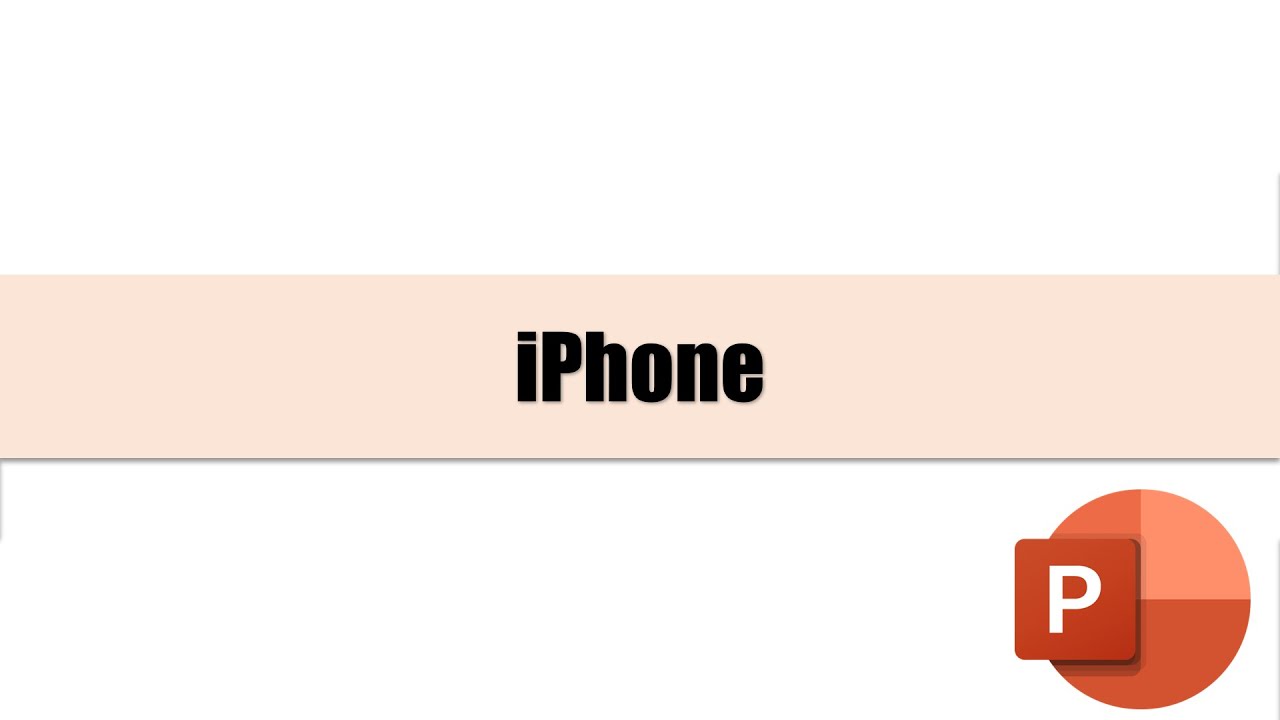 How to create a presentation about IPhone power point tutorial like and ...
