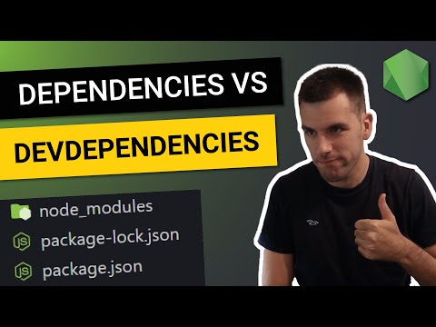 PACKAGE.JSON 😎 DEPENDENCIES vs DEVDEPENDENCIES ✅ ¿Cómo afectan al NODE_MODULES?