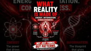 What IsReality Made Of Energy Information Consciousness Explained #Shorts #reality #universe #energy