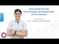 Webinar: Actualización de porcentajes en retenciones a la fuente NAC-DGERCGC26-00000009