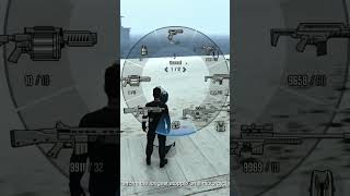 Running a telescope glitch in GTA to mod the black face mask and goggles together