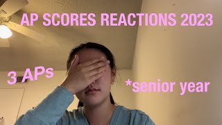 AP SCORES REACTIONS 2023! *SENIOR YEAR