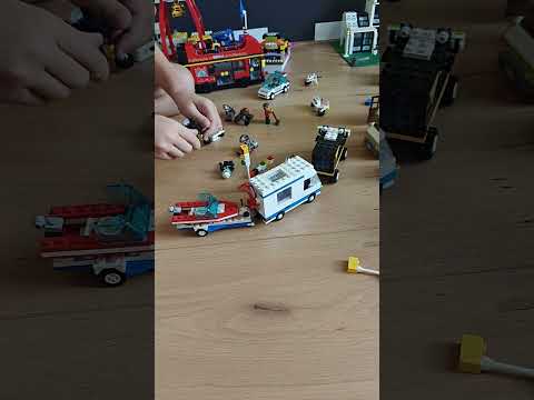 The fight escalates but police won. #lego #legocity #spoileralert #8yearoldkid