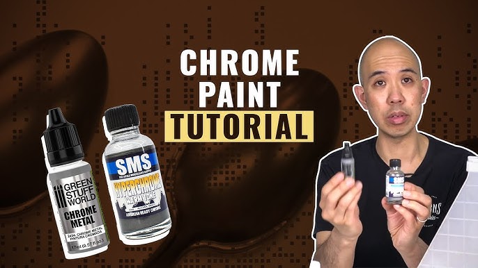 Testing 4 Different Brands Of Chrome Paint For Plastic Models 