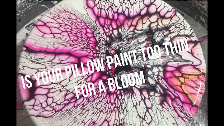 #112  Is your pillow paint too thin for blooms? @kreationsbykristey