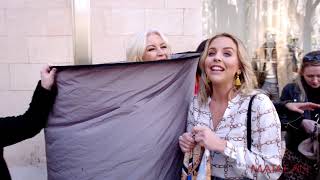 Lydia Bright's Backstage Secrets: Find out how Denise changes outfits on the streets of Palma