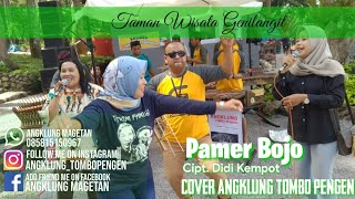 #AngklungMagetan |Pamer Bojo - 🤗KELUARGA CEMARA🤗 - Angklung Tombo Pengen|Taman Wisata Genilangit