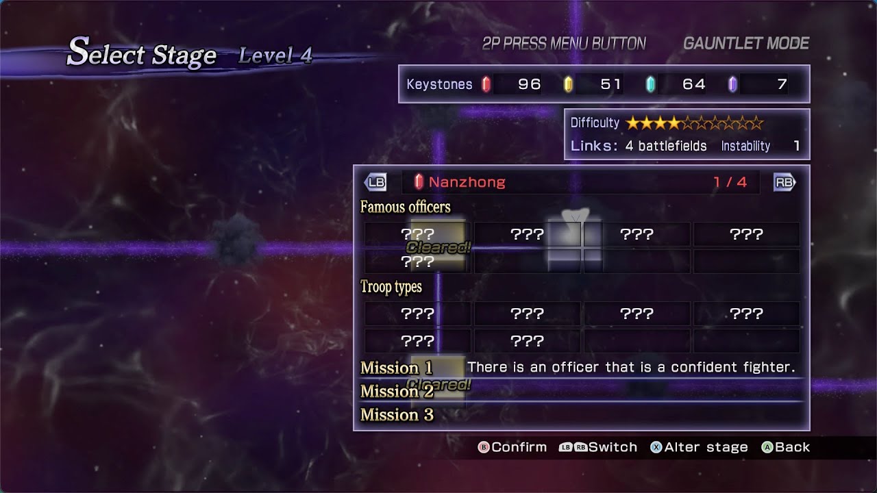 Warriors Orochi 3 | Gauntlet Mode | Level 4 | Stage 3 | Nanzhong, Tong Gate, Kawanakajima & Xu Pro..