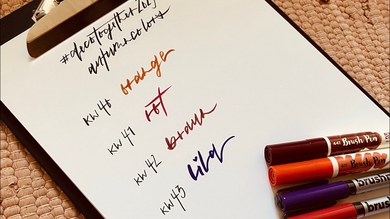 Decotogether 2025 | KW 40 Orange| mond_kalender 