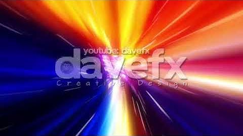 DAVE FX - 3D Colorful Curved Loopable Space Interstellar Wormhole Background Animation V1