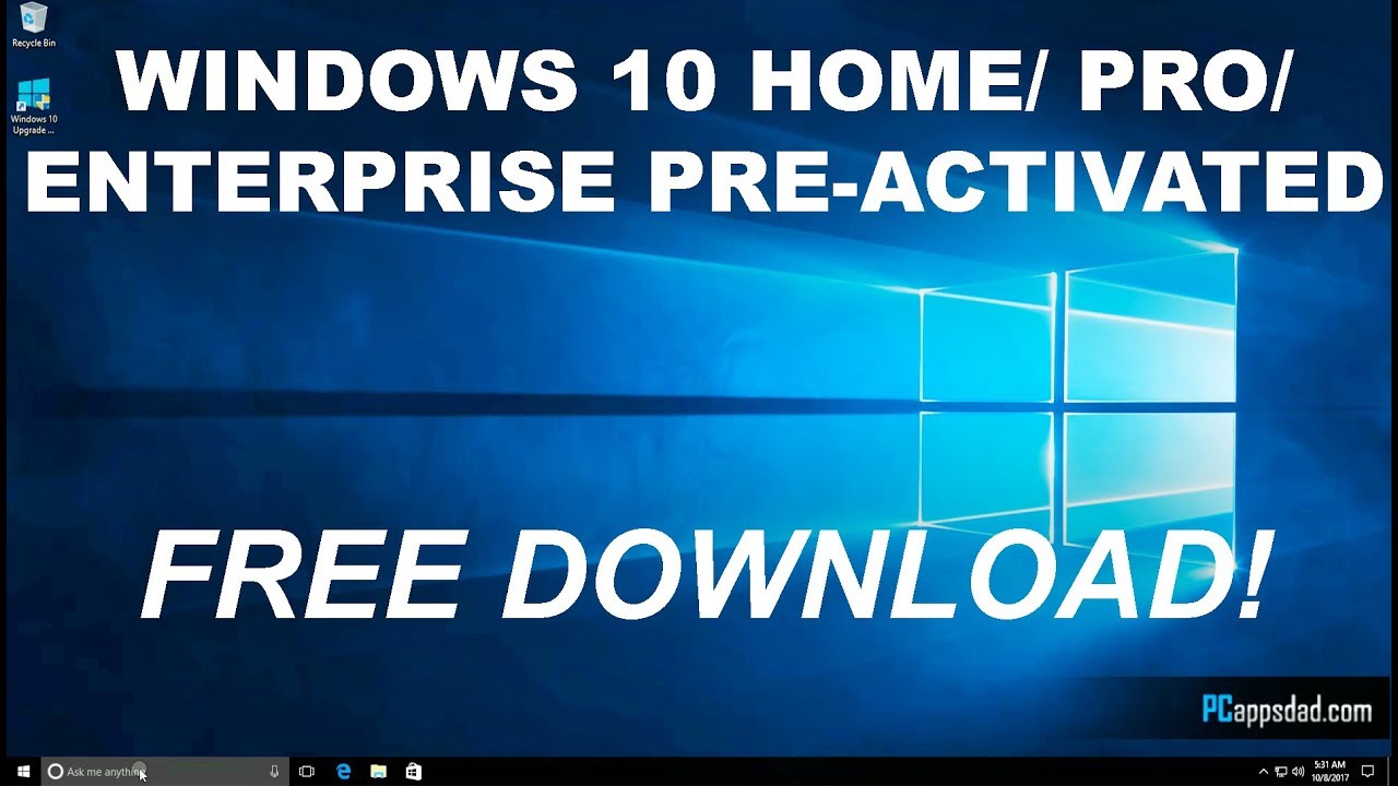 Windows 10 Pro 64 Bit Pre Activated Iso Download