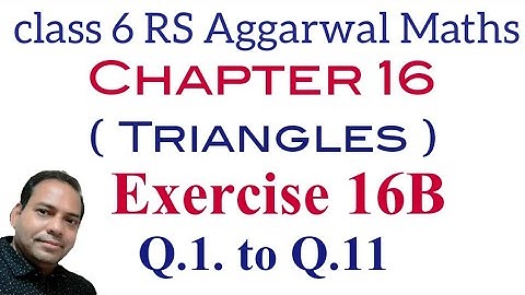 Exercise 16B Class 6 RS Aggarwal Maths