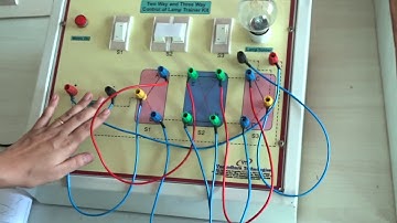 Basic Electrical Engineering-Two way and Three way control of Lamp Experiment