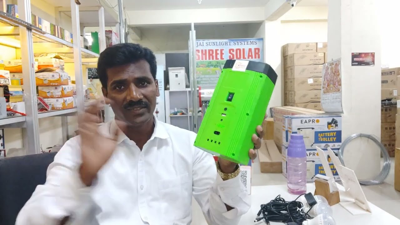 Solar emergency light and mobile charging 30% discount offer Sri solar in Coimbatore 9367912615