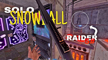 Solo Snowball vs Clan Server - Rust