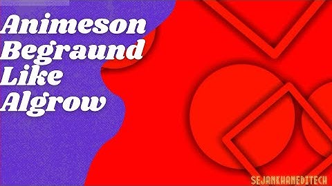 How To Make Animated Background Like @Algrow || In KineMaster 🔥