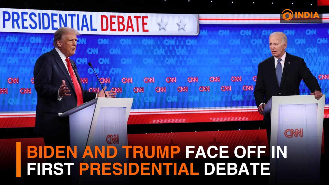 Biden and Trump face off in first Presidential debate | DDI LIVE - YouTube