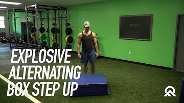 Explosive Alternating Box Step Up