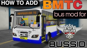 BUSSID ನಲ್ಲಿ BMTC MOD ಅನ್ನು ಹೇಗೆ  ಹಾಕುವುದು | BUS simulator indonesia  | ಕನ್ನಡದಲ್ಲಿ