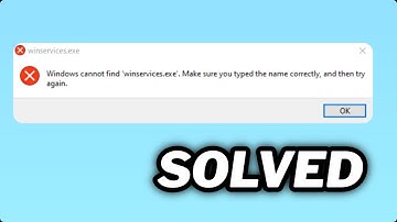How to fix winservices.exe error